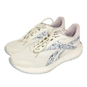 Reebok Womens Size 9 White Floral ENERGEN PLUS Low Top Athletic Sneaker